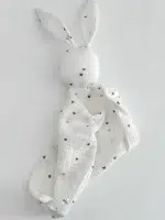 Personalised Embroidery Bunny Heart Baby Comforter