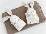 Personalised Embroidery Bunny Heart Baby Comforter 2