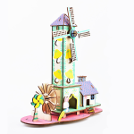 Colorful 3D Windmill Puzzle 2