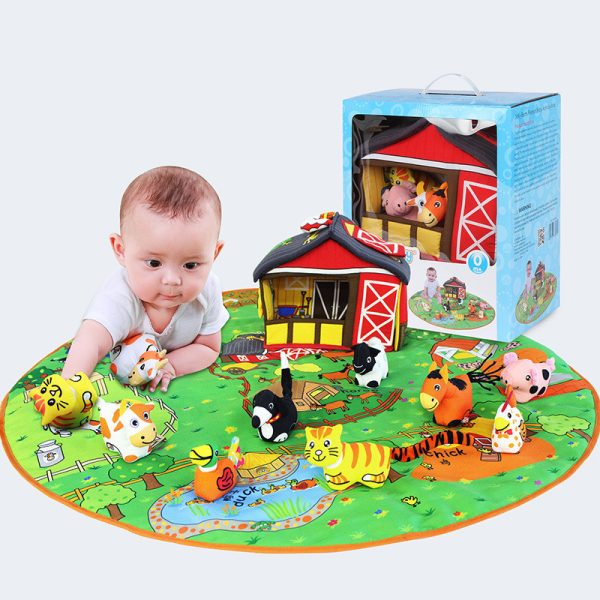 Educational Play Farm Blanket Baby Toy