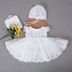 Elegant White Baby Princess Christening Outfits