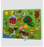 Interactive Farm Blanket Early Education Baby Toy 3