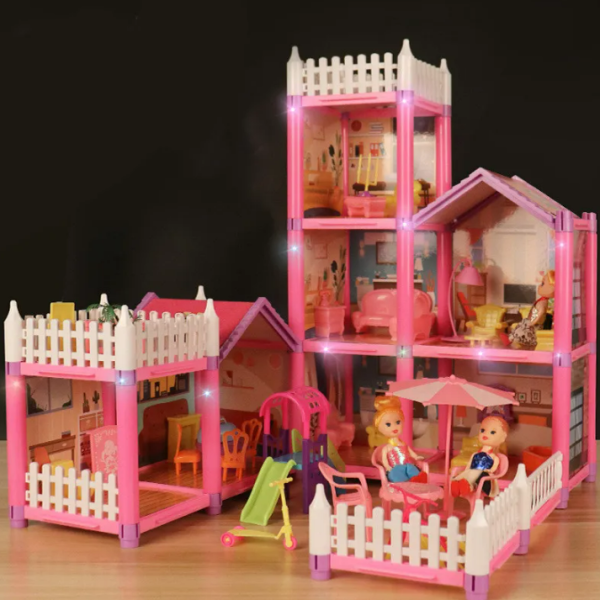 Princess Castle Doll House Gift Set