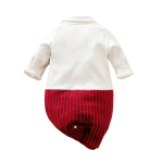 Red Checkered Baby Gentleman Outfit 2