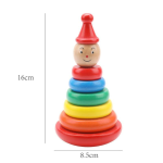 Wooden Rainbow Tower Educational Toys 3