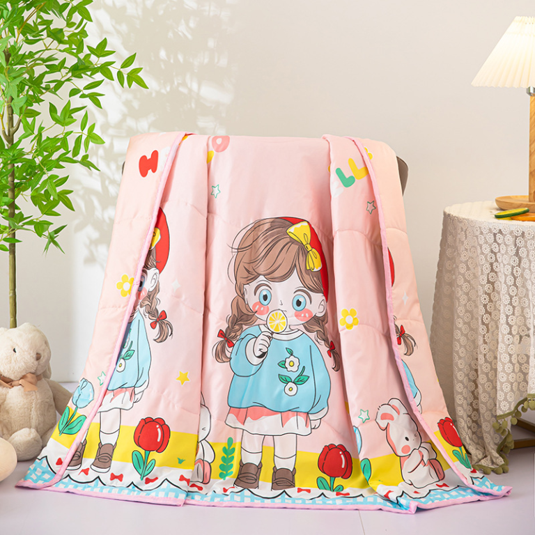 110x145 Summer Cartoon Childrens Blankets