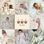 95 Cotton Yarn Infant Cover Blankets 2