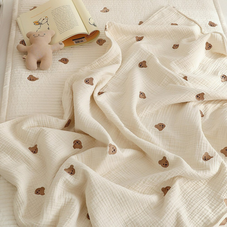 95 Cotton Yarn Infant Cover Blankets