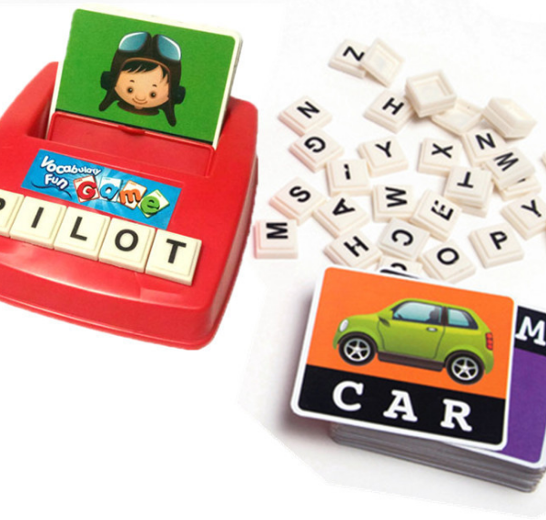 English Alphabet Pictures Literacy Card Machine