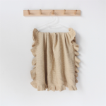 Ruffled Knitted Cotton Infant Cover Blankets 4