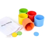 Toddlers Color Sorting Cup Learning Toys 3