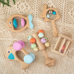 Wooden Beech Five Piece Set Training Toys