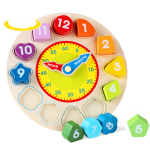 Wooden Digital Clock Cognitive Learning Toys 1