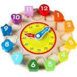 Wooden Digital Clock Cognitive Learning Toys 3