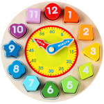 Wooden Digital Clock Cognitive Learning Toys 5